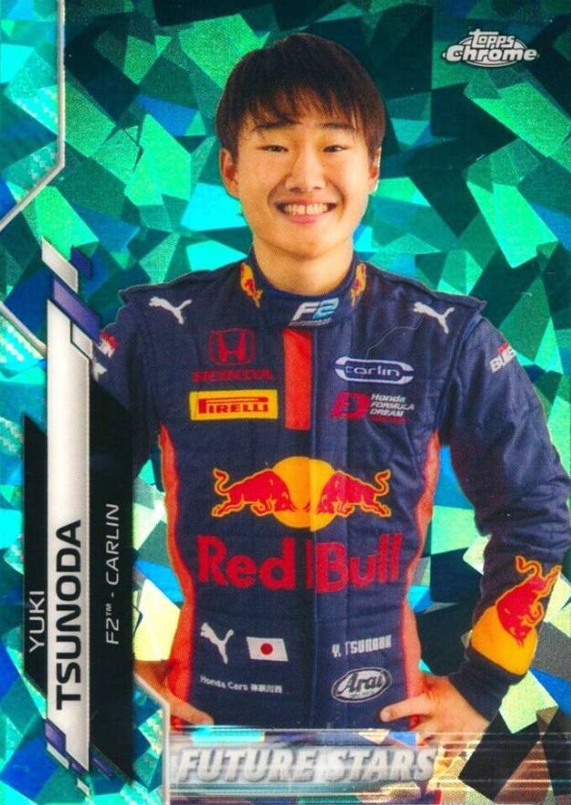 2020 Topps Chrome Formula 1 Sapphire Edition Yuki Tsunoda #60 Other Sports Card