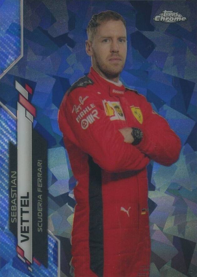 2020 Topps Chrome Formula 1 Sapphire Edition Sebastian Vettel #3 Other Sports Card