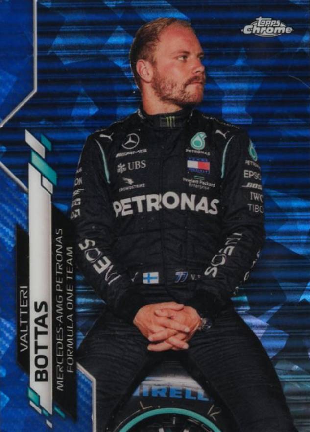 2020 Topps Chrome Formula 1 Sapphire Edition Valtteri Bottas #2 Other Sports Card