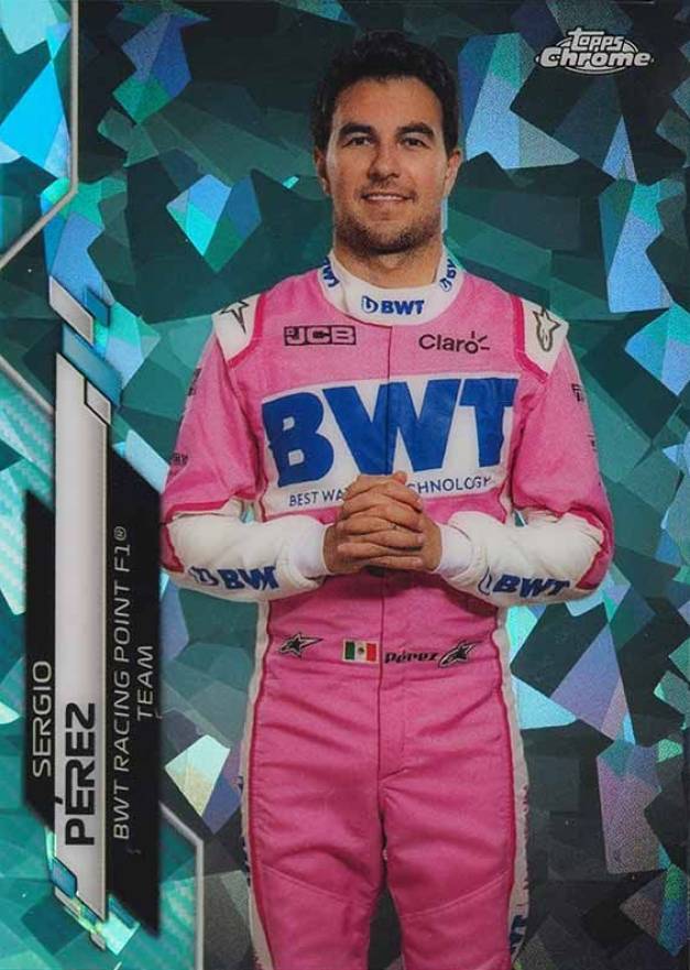 2020 Topps Chrome Formula 1 Sapphire Edition Sergio Perez #13 Other Sports Card