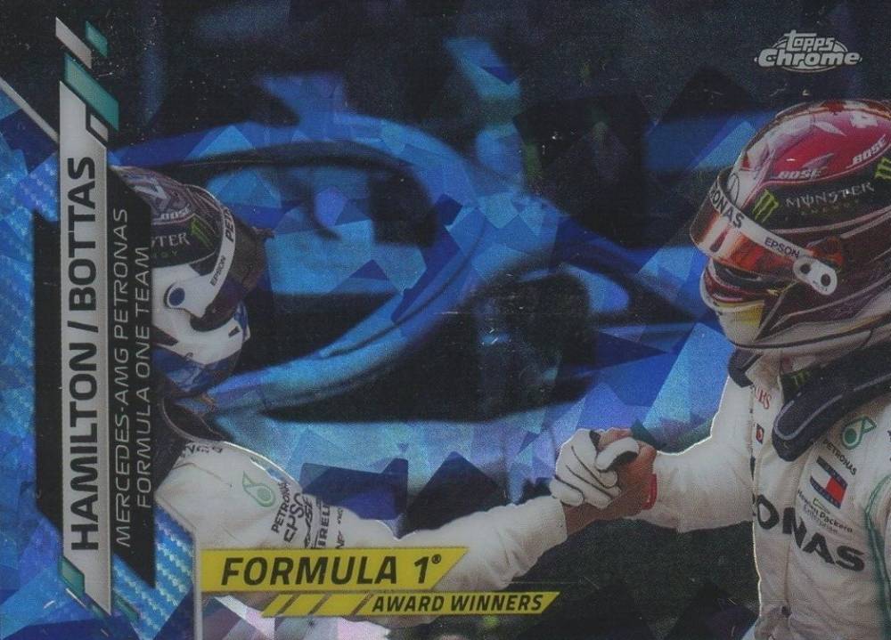 2020 Topps Chrome Formula 1 Sapphire Edition Lewis Hamilton/Valtteri Bottas #196 Other Sports Card