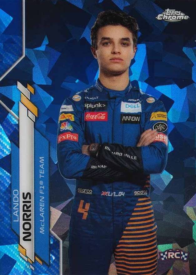 2020 Topps Chrome Formula 1 Sapphire Edition Lando Norris #7 Other Sports Card