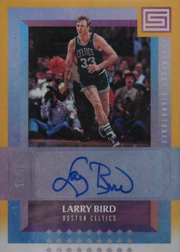 2017 Panini Status Legendary Signatures Larry Bird #LBD Basketball Card