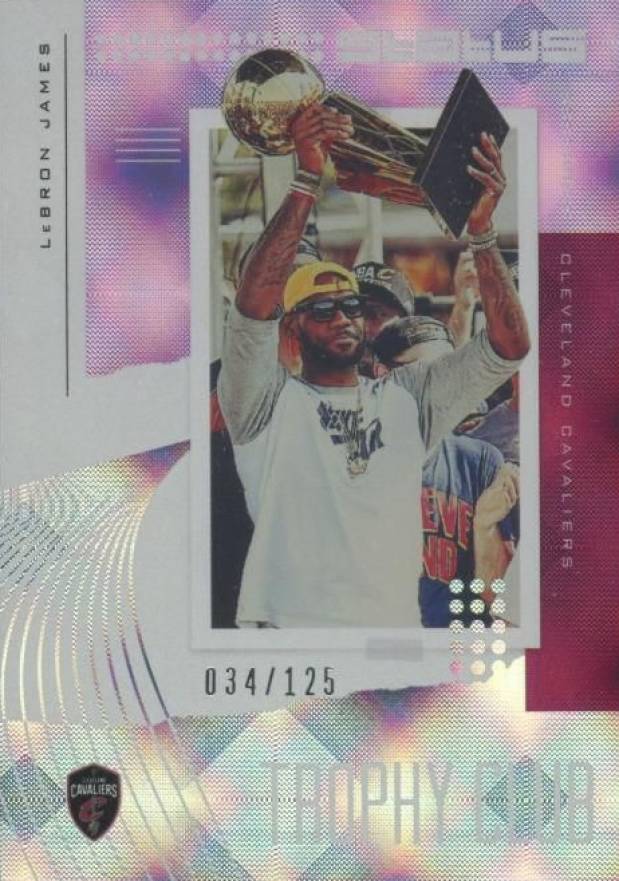 2019 Panini Status Trophy Club LeBron James #5 Basketball Card