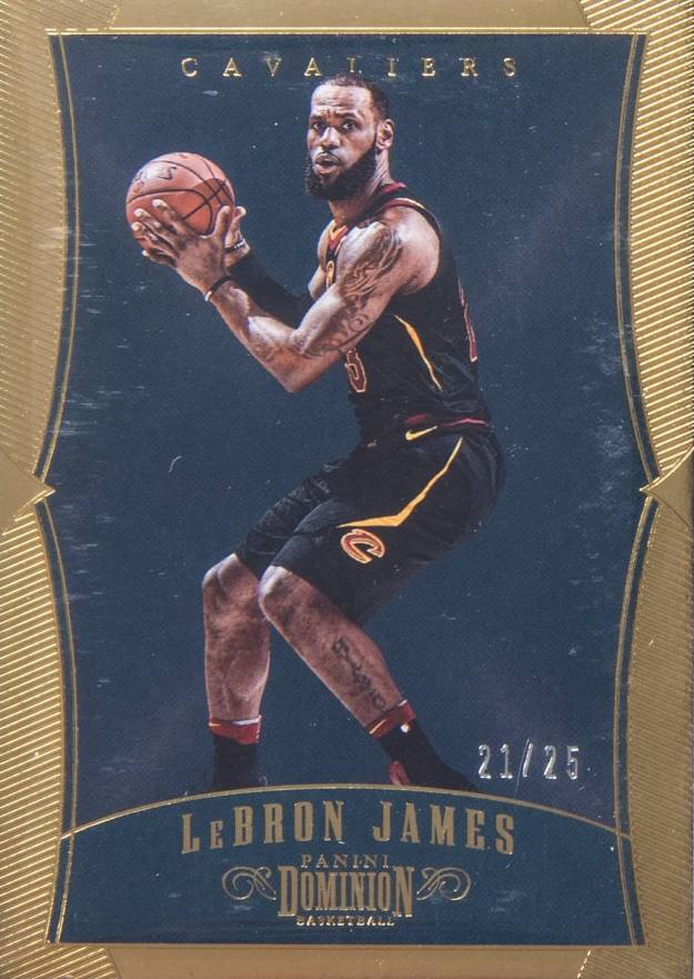 2017 Panini Dominion LeBron James #58 Basketball Card