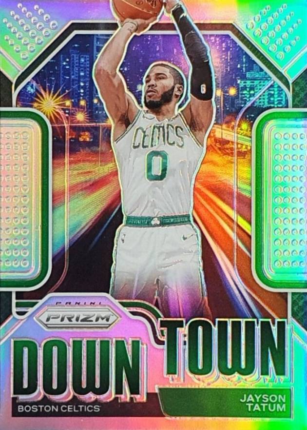 2020 Panini Prizm Downtown Bound Jayson Tatum #6 Basketball Card