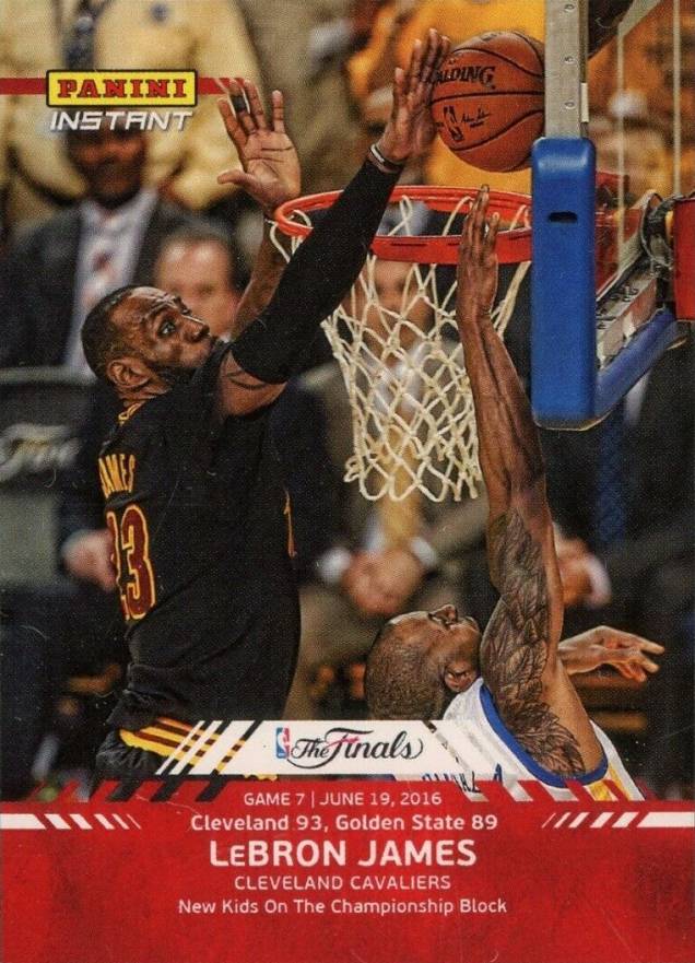 2016 Panini Instant NBA LeBron James #ddd Basketball Card