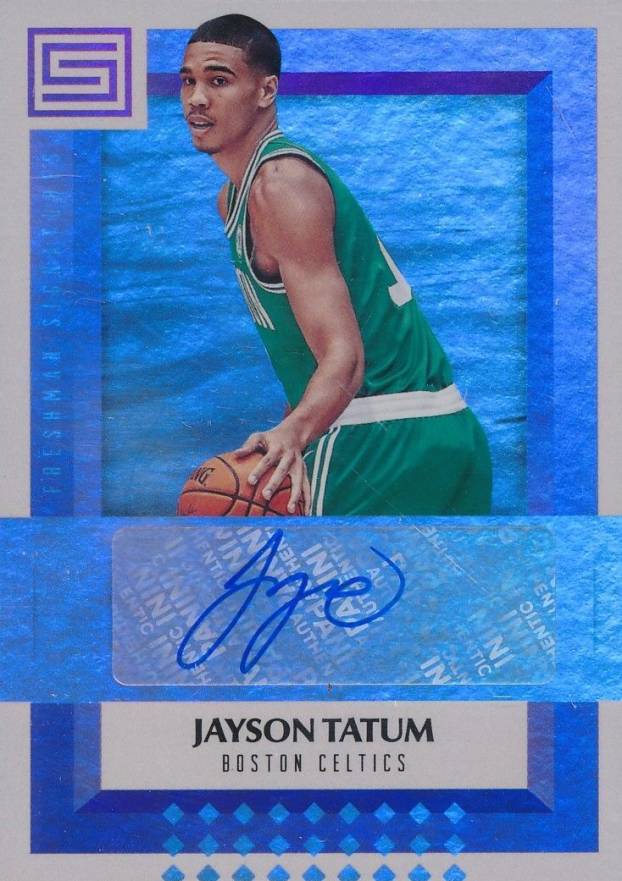 2017 Panini Status Freshman Signatures Jayson Tatum #JTG Basketball Card