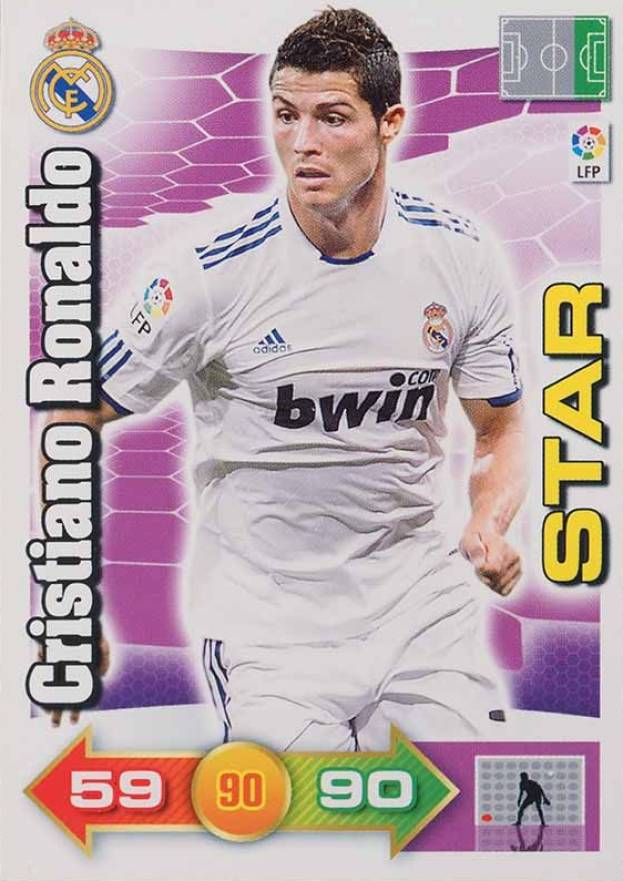 2010 Panini Adrenalyn XL Liga BBVA Cristiano Ronaldo # Soccer Card