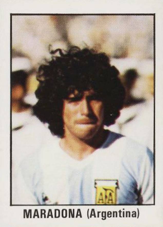 1981 Calcio Flash '82 Diego Maradona #10 Soccer Card