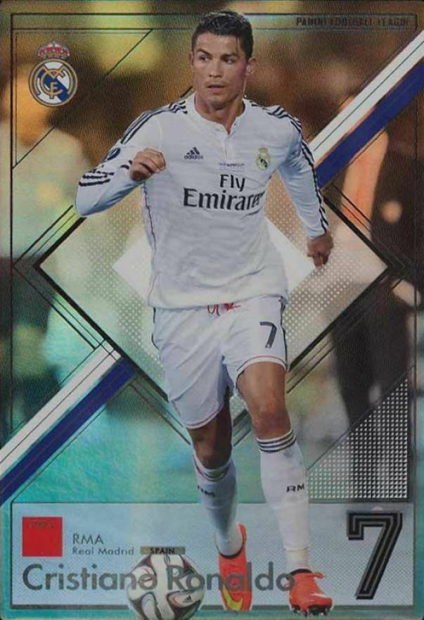 2015 Panini Football League Bandai PFL10 Cristiano Ronaldo #037 Soccer Card