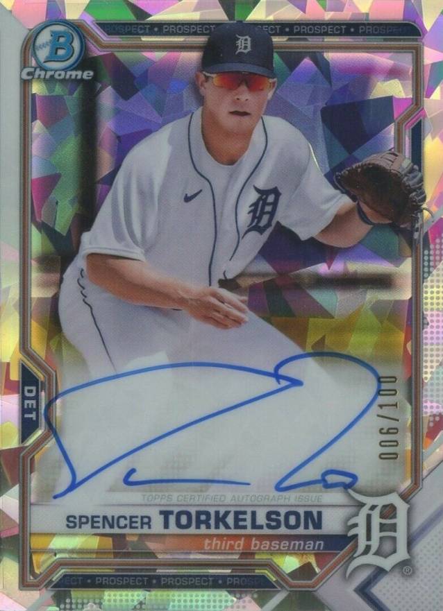 2021 Bowman Chrome Prospect Autographs Spencer Torkelson #CPAST Baseball Card