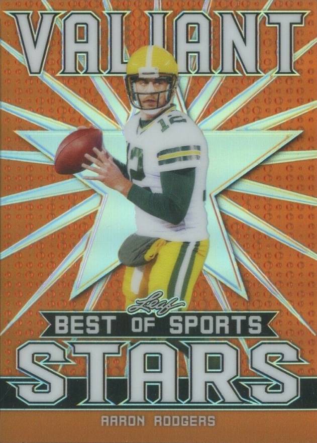 2020 Leaf Best of Sports Aaron Rodgers #VSO3 Football Card