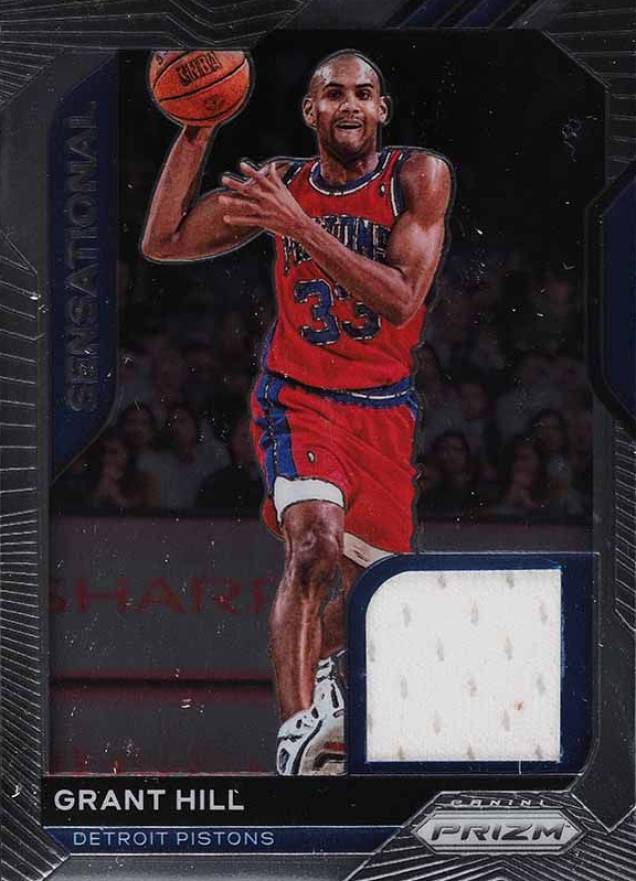 2020  Panini Prizm Sensational Swatches Grant Hill #SSWGHI Basketball Card