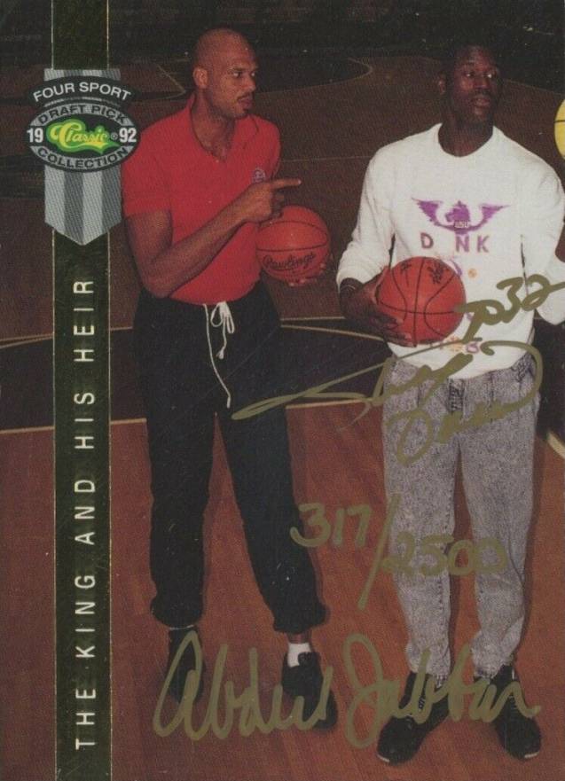 1992 Classic 4 Sport Abdul-Jabbar/O'Neal # Basketball Card