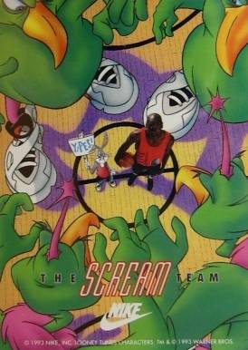 1993 Nike/Warner Jordan The Scream Team # Basketball Card