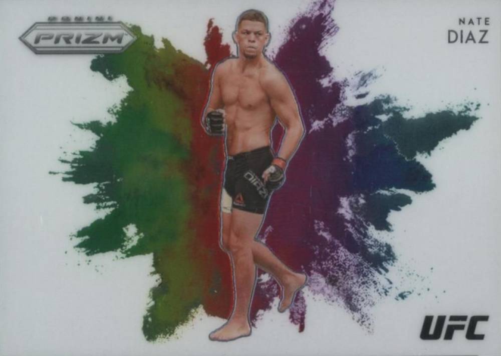 2021 Panini Prizm UFC Color Blast Nate Diaz #12 Other Sports Card