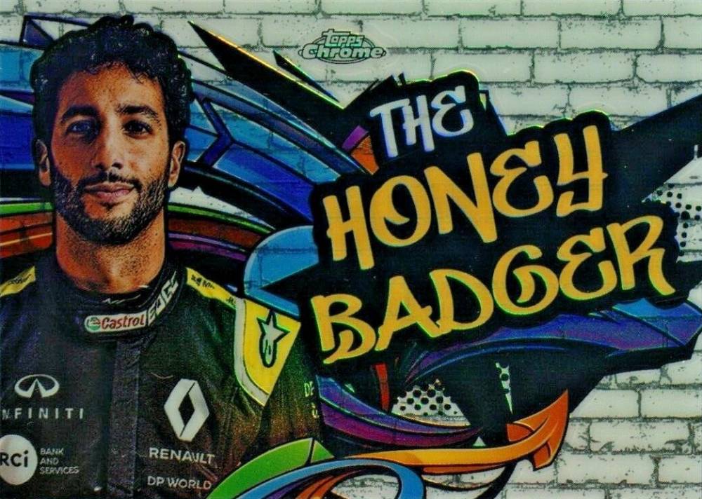 2020 Topps Chrome Formula 1 Track Tags Daniel Ricciardo #7 Other Sports Card