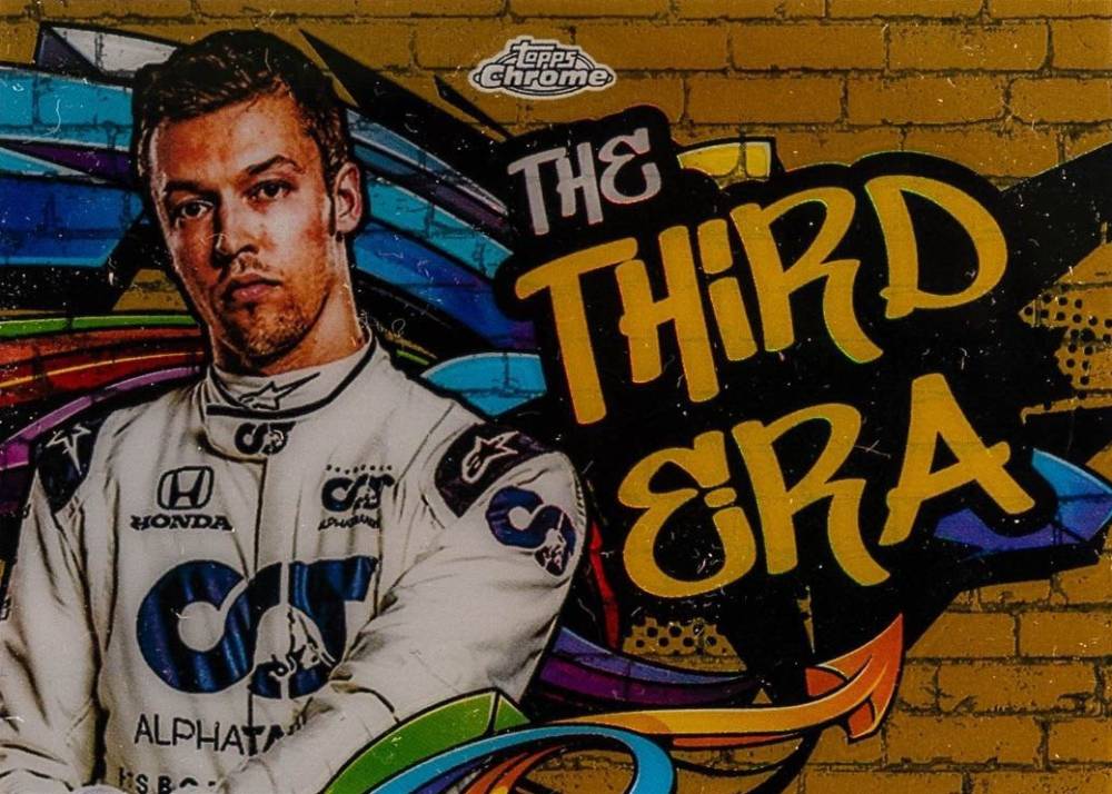 2020 Topps Chrome Formula 1 Track Tags Daniil Kvyat #9 Other Sports Card