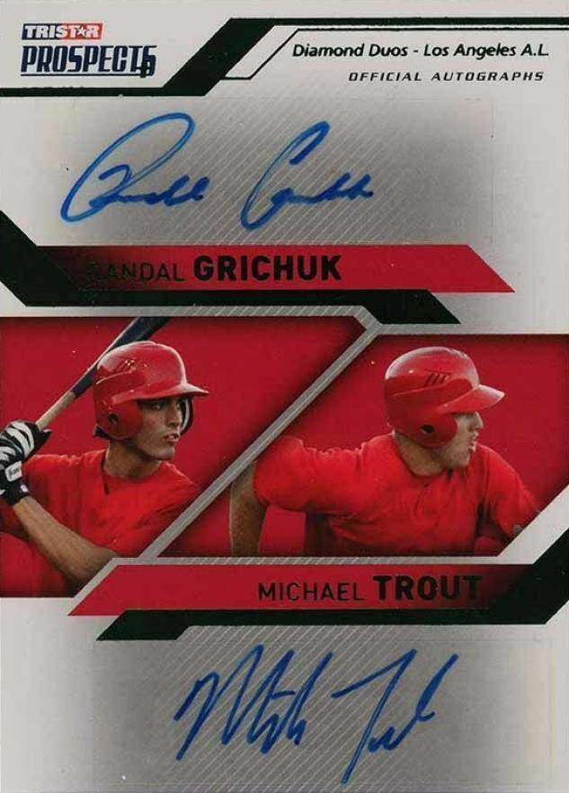 2009 Tristar Prospects Plus Mike Trout/Randal Grichuk #81 Baseball Card