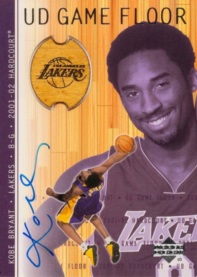 2001 Upper Deck Hardcourt UD Game Floor Kobe Bryant #KB-A Basketball Card