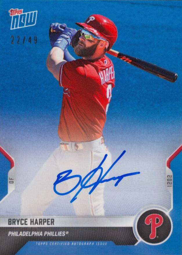 2021 Topps Now Road to Opening Day Bryce Harper #271B Baseball Card