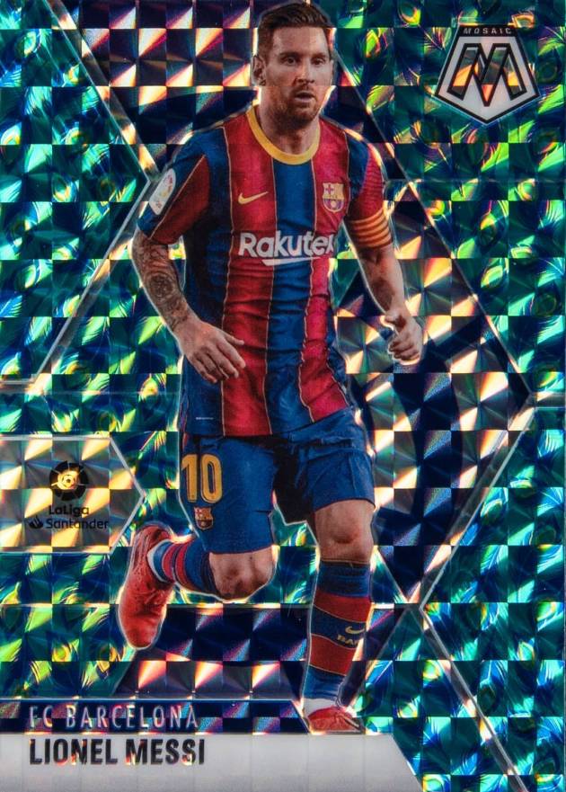 2020 Panini Mosaic La Liga Lionel Messi #57 Soccer Card