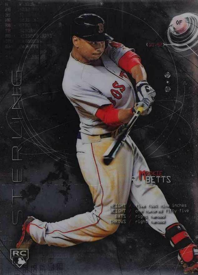 2014 Bowman Sterling Mookie Betts #17 Baseball Card