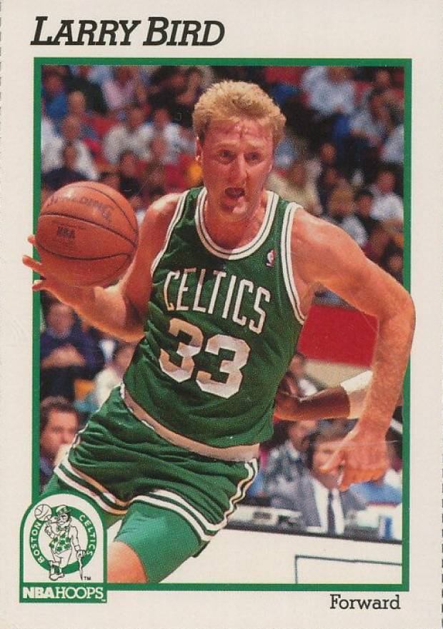 1991 Hoops Team Night Sheets Larry Bird #LB Basketball Card