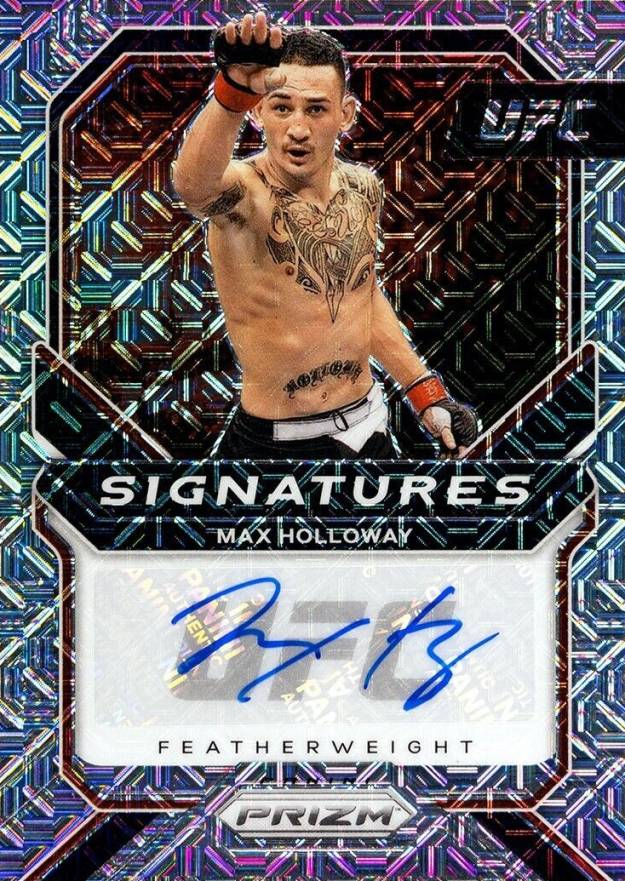 2021 Panini Prizm UFC Signatures Max Holloway #SGMXH Other Sports Card
