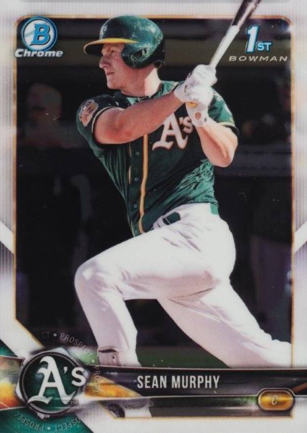 2018 Bowman Prospects Chrome Sean Murphy #58 Baseball Card