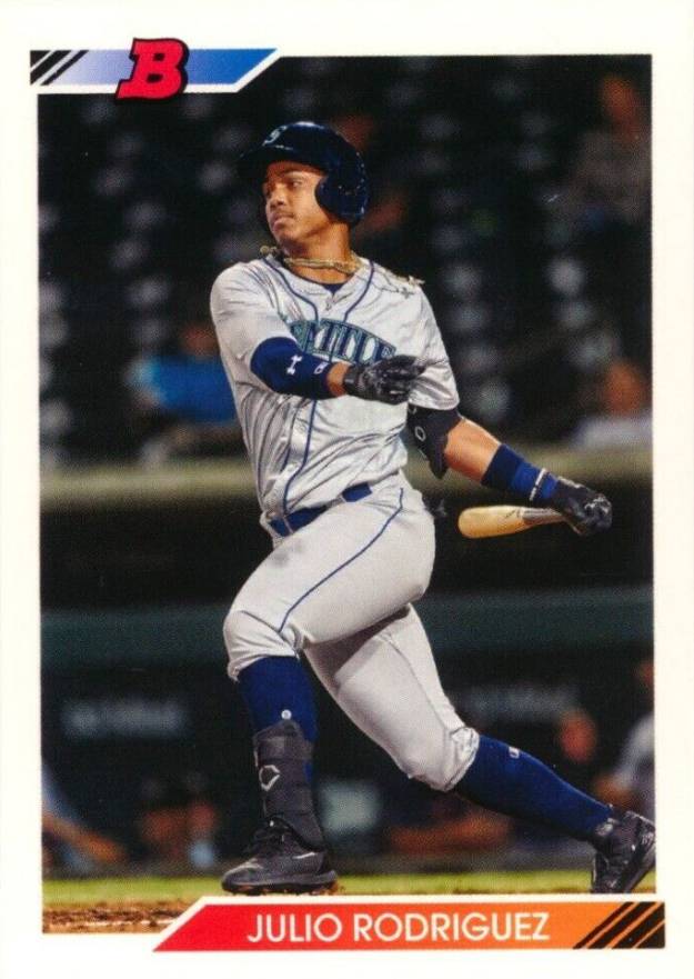 2020 Bowman Heritage Prospects Julio Rodriguez #19 Baseball Card