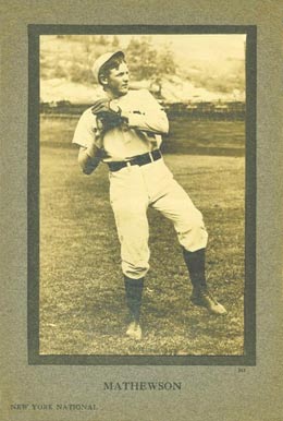 1911 Jones, Keyser & Arras Cabinets Christy Mathewson #343 Baseball Card