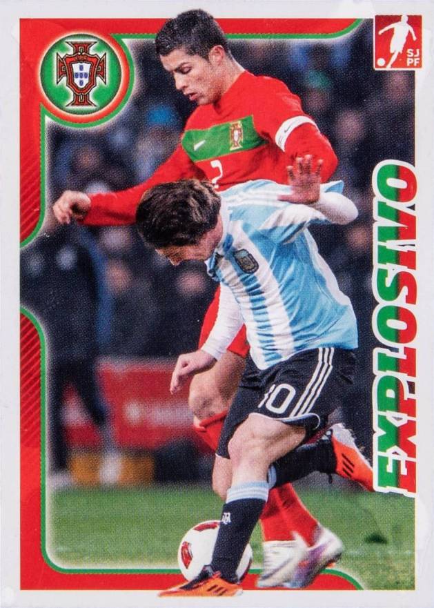 2011 Panini Portugal De Ouro Stickers Cristiano Ronaldo #126 Soccer Card