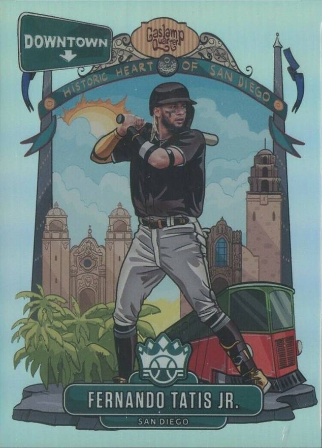 2021 Panini Diamond Kings Downtown Fernando Tatis Jr. #D2 Baseball Card