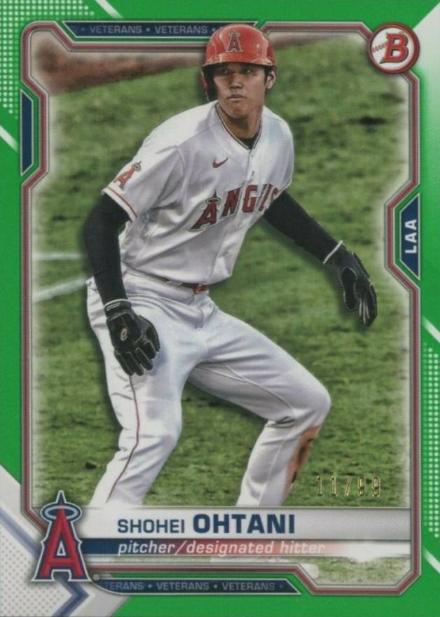 2021 Bowman Shohei Ohtani #85 Baseball Card