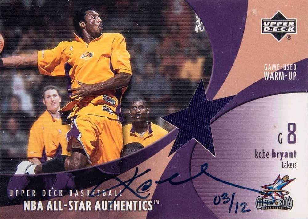 2003 Ultimate Collection Buybacks Kobe Bryant #KB-AW Basketball Card