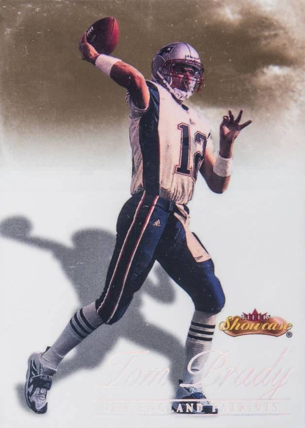 2000 Fleer Showcase Tom Brady #136 Football Card