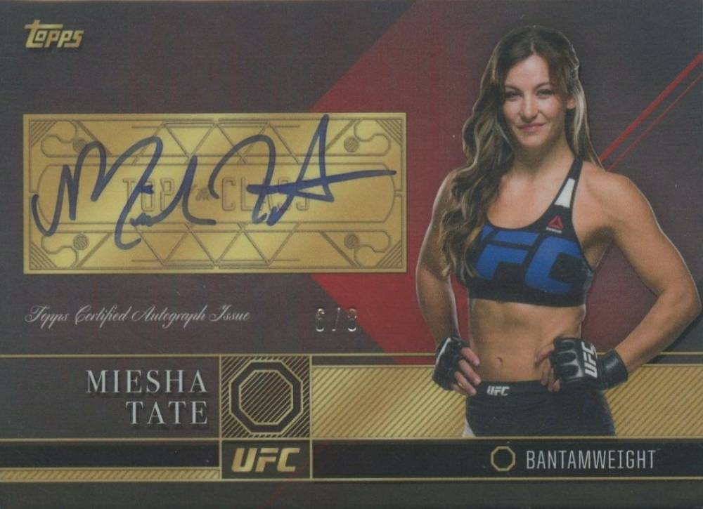 2016 Topps UFC Top of the Class Autograph Miesha Tate #MT Other Sports Card