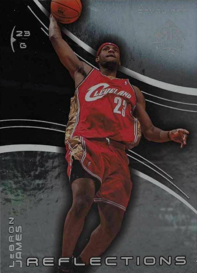 2003 Upper Deck Reflections LeBron James #10 Basketball Card