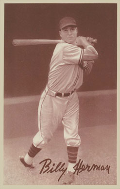1939 Goudey Premiums R303-B Billy Herman # Baseball Card