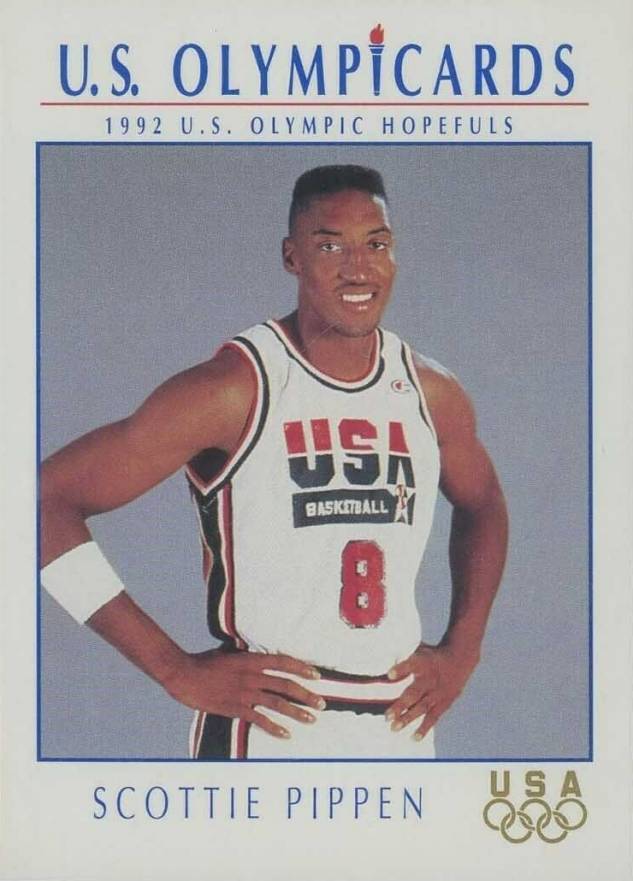 1992 Impel Olympicards Scottie Pippen #15 Basketball Card