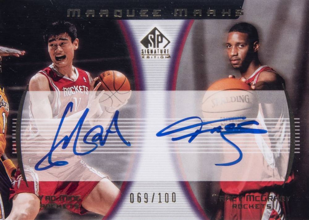2004 SP Signature Marquee Marks Ming/McGrady #MM-MM Basketball Card