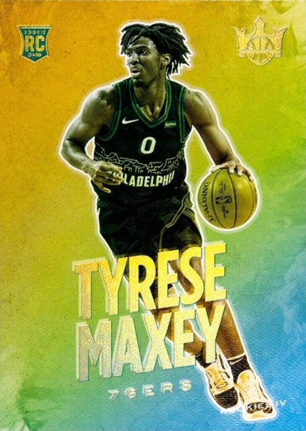 2020 Panini Court Kings Tyrese Maxey #177 Basketball Card