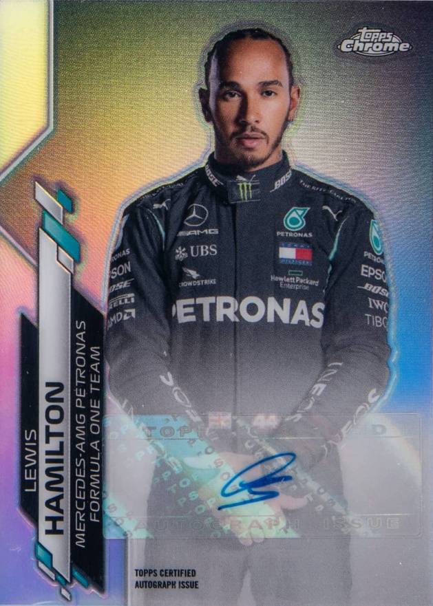 2020 Topps Chrome Formula 1 Autographs Lewis Hamilton #LH Other Sports Card