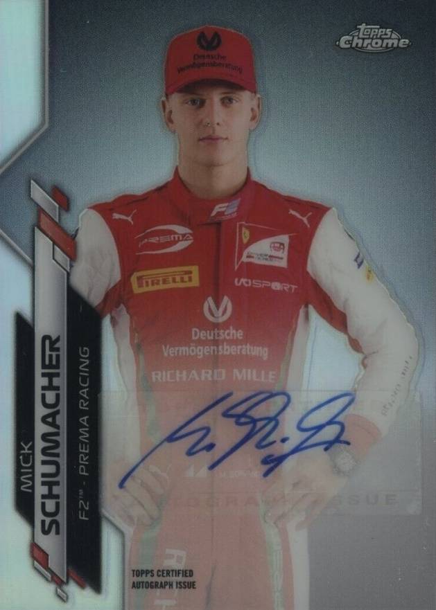 2020 Topps Chrome Formula 1 Autographs Mick Schumacher #MC Other Sports Card