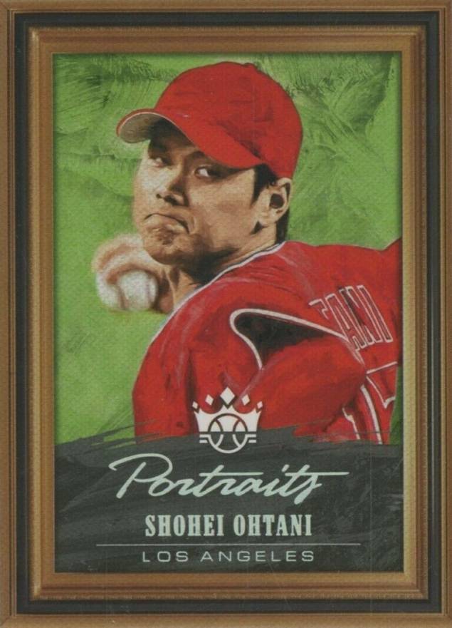 2018 Panini Diamond Kings Portraits Shohei Ohtani #P15 Baseball Card