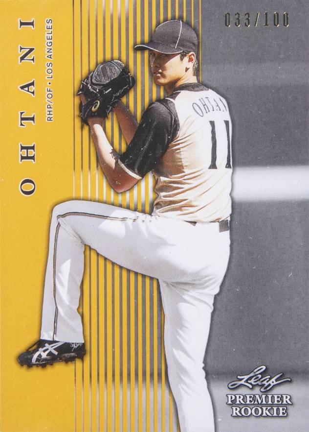 2018 Leaf Premier Rookies Shohei Ohtani #PR-03 Baseball Card
