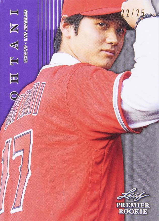 2018 Leaf Premier Rookies Shohei Ohtani #PR-01 Baseball Card
