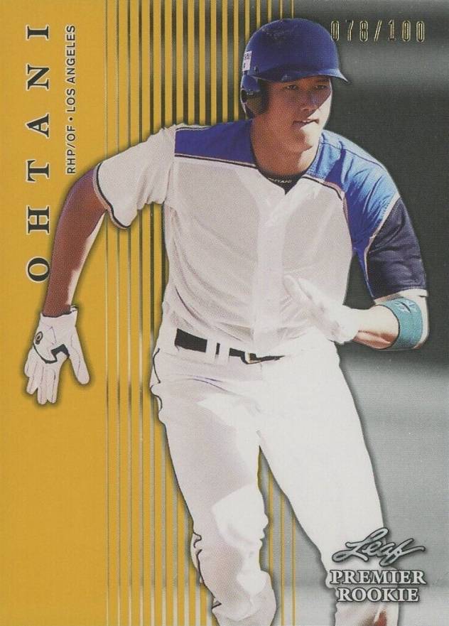 2018 Leaf Premier Rookies Shohei Ohtani #PR-05 Baseball Card